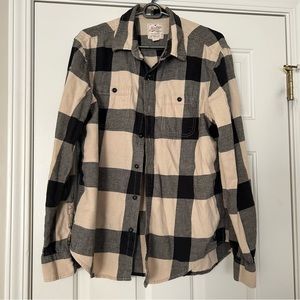 American Eagle Men’s Flannel Botton Down Shirt (Large)
